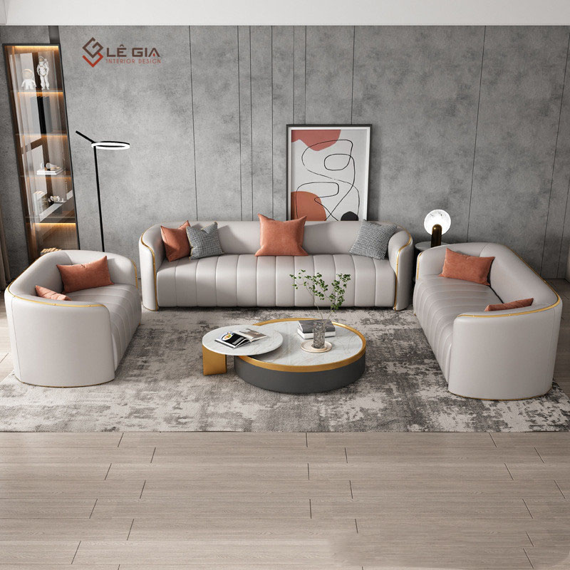 mẫu sofa nỉ, sofa da cao cấp, sofa hiện đại, bộ bàn ghế phòng khách chất liệu da cao cấp lg-sf281-4 (3)
